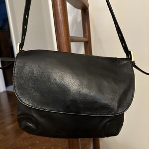 Stone Mountain Leather Womans Handbag Made In The USA Black